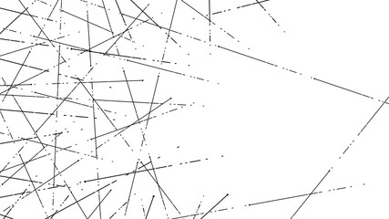 Poster - connect dashed line texture abstract background
