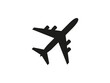 Flight icon vector symbol. Plane icon isolated on white bacckground. Logo airplane tourism or shipping concept.