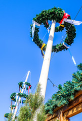 Canvas Print - bavarian maypole