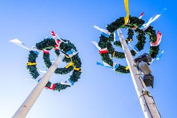 Poster - bavarian maypole