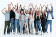 © ASDF - large group of various happy young people