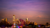 Fototapeta Miasta - The skyline in the city of Austin.