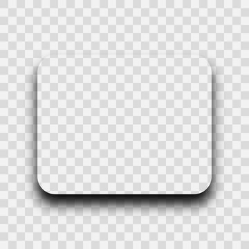 Dark transparent realistic shadow