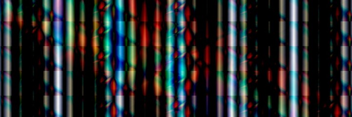 Aufkleber - Digital art, high resolution panoramic abstract 3D objects, Germany