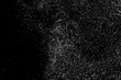 © sergio34 - White Grainy Texture Isolated On Black Background. Dust Overlay. Light Coloured Noise Granules. Snow Vector Elements. Digitally Generated Image. Illustration, Eps 10.