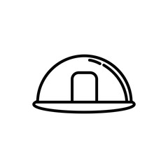 Poster - helmet security construction accessory icon