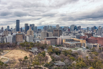 Sticker - Osaka city in daytime