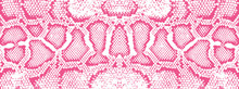 Print Texture Pattern Pink White Snake