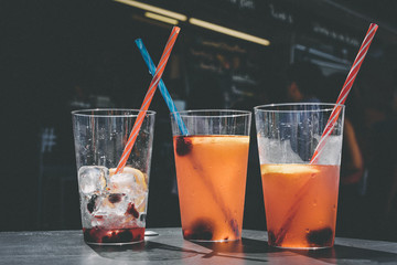 cocktail in glass