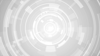 circle white gray bright technology hi-tech background. abstract graphic digital future concept desi