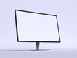 computer display blank screen monitor  mock up 3d rendering