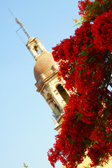 Poster - Church and tree 