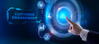 © putilov_denis - Business, Technology, Internet and network concept. Shows the inscription: CUSTOMER ENGAGEMENT.