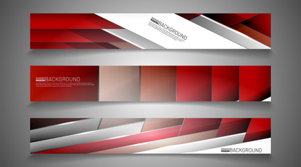 Vector material design banner background. Abstract creative concept graphic layout template.