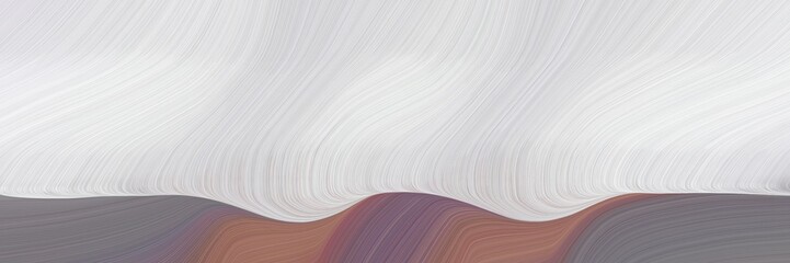 Poster - flowing banner design with light gray, old lavender and dark gray colors. fluid curved lines with dynamic flowing waves and curves