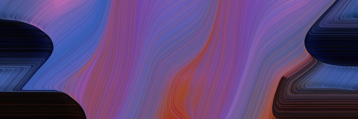 Poster - surreal designed horizontal header with old lavender, very dark pink and dark moderate pink colors. fluid curved flowing waves and curves