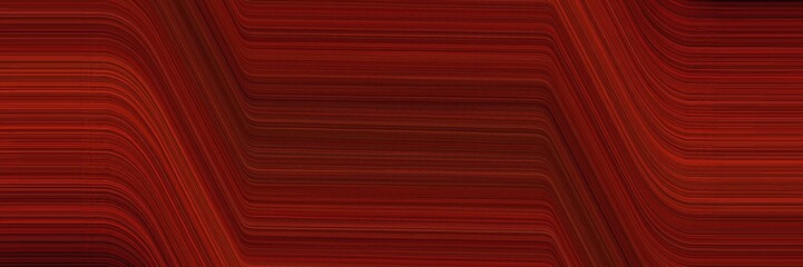 Poster - dynamic banner with dark red, firebrick and very dark red colors. fluid curved lines with dynamic flowing waves and curves