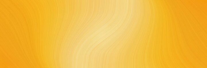 Poster - flowing header design with vivid orange, khaki and sandy brown colors. fluid curved flowing waves and curves