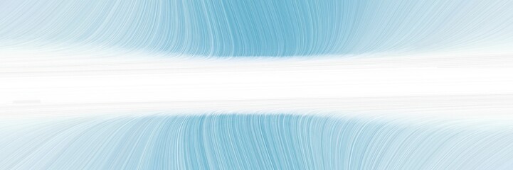 Poster - moving banner with powder blue, lavender and sky blue colors. fluid curved lines with dynamic flowing waves and curves