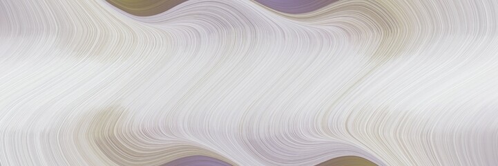 Poster - decorative designed horizontal header with light gray, gray gray and dark gray colors. fluid curved lines with dynamic flowing waves and curves