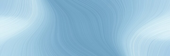 Poster - dynamic header with sky blue, light blue and lavender colors. fluid curved flowing waves and curves