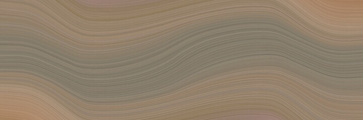 Poster - dynamic banner design with gray gray, pastel brown and rosy brown colors. fluid curved lines with dynamic flowing waves and curves