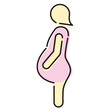 © yukipon00 - maternity mother illustration icon Vector
