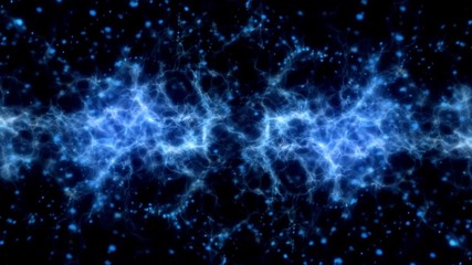 Wall Mural - 4k abstract animated particle background