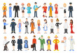 © ksenica - Set of people of different professions. Isolated on a white background. Vector illustration.