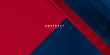 © Salman - Red gradient blue box rectangle abstract background vector presentation design