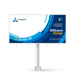 Wall Mural - billboard, creative advertising banner design, layout for placing photos and text, trending graphic 