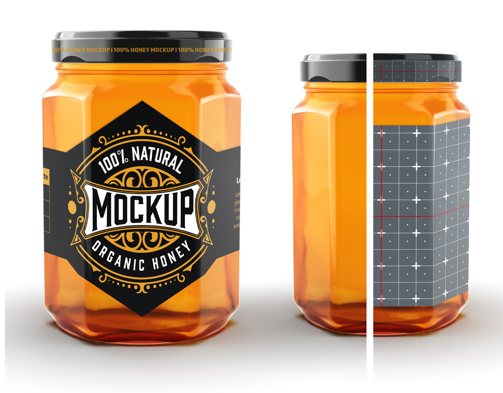 Download Honey Jar Mockup Stock Template Adobe Stock