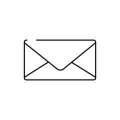 Poster - envelope mail courier delivery line style icon