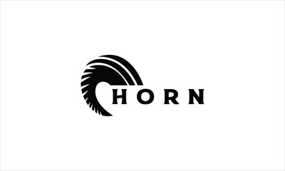 Poster - Goat Horn Vector Logo Design Inspirations