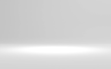 Poster - abstract white gray background back drop 3d render illustration