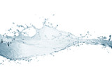 Fototapeta Łazienka - water splash isolated on white background,water