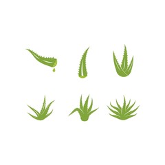 Canvas Print - Aloe vera logo