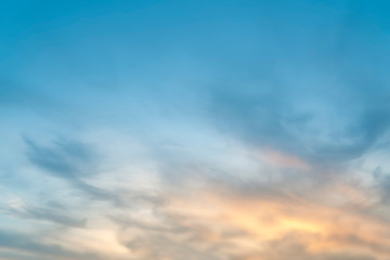 Wall Mural - beautiful sky and clouds landscape