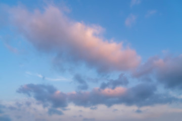 Wall Mural - beautiful sky and clouds landscape