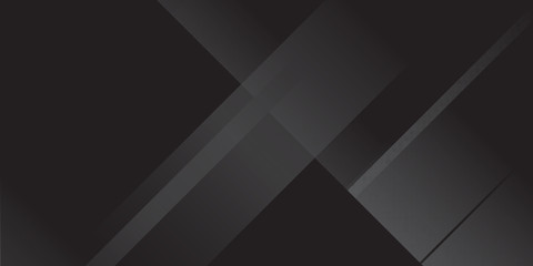 Black dark line rectangle gradient geometric abstract background for banner, flyer, business card design