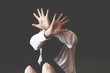 © AungMyo - Stop violence against women.woman showing her denial with on her hand