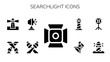 searchlight icon set