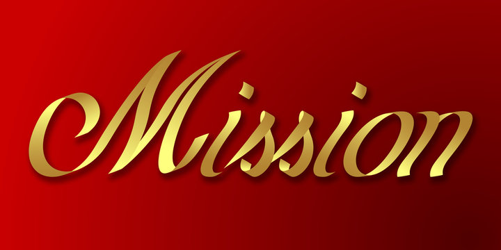 mission hand drawn lettering phrase illustration