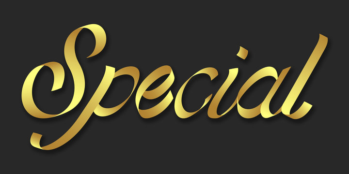 special hand drawn lettering phrase illustration
