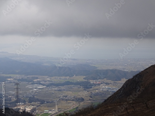 Cuadros en Lienzo The view of Ibuki Mountain in Japan