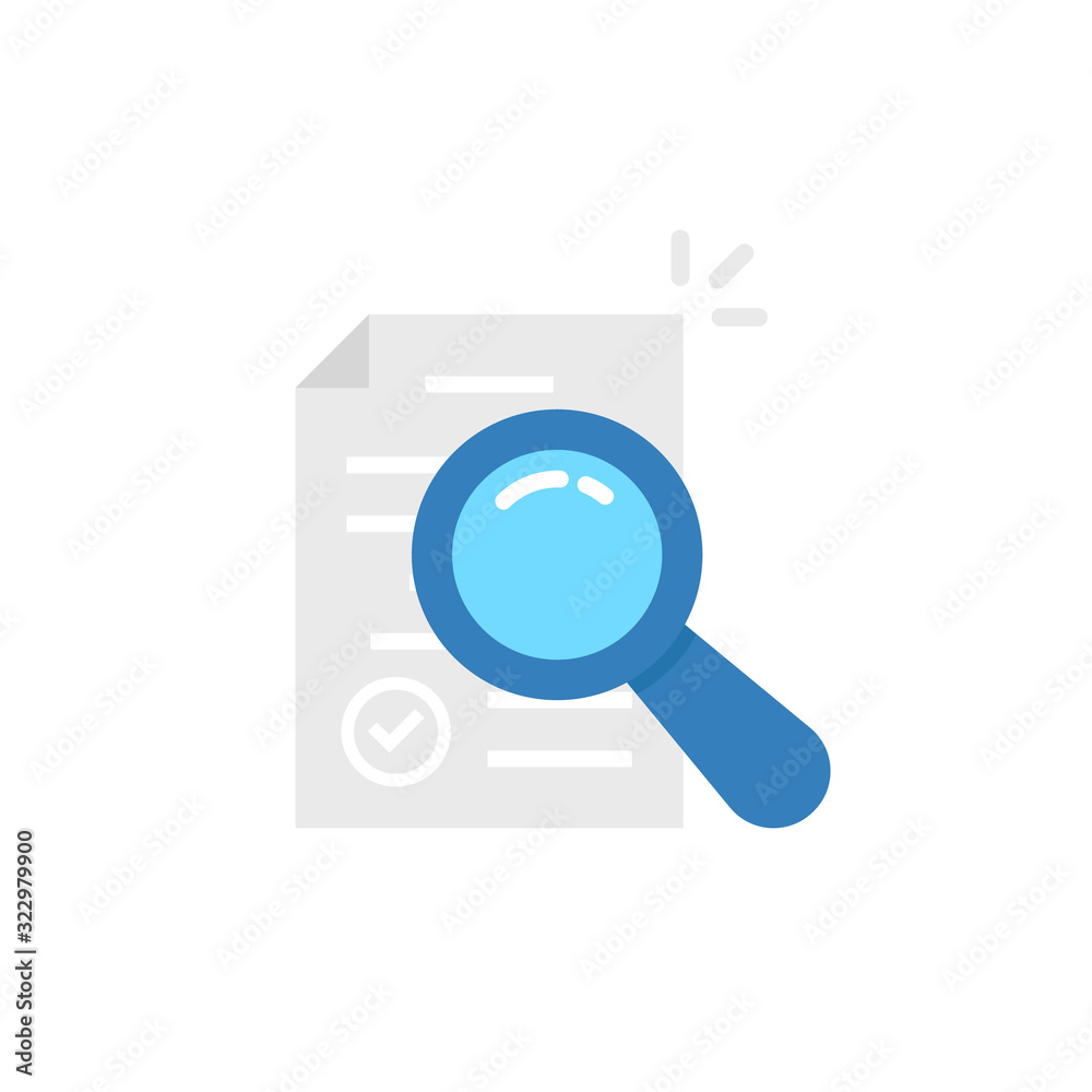 risk research icon for audit control Stock Vector | Adobe Stock