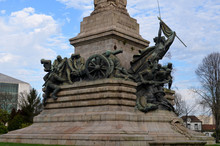 Monument To The Heroes Of The Peninsular War In The Rotunda Da Boavista, Porto, Portugal