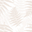 © homsa - Vector abstract pattern with fern. Light background with leaves. Pattern for the fabric.