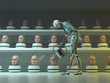 robot grows human heads
