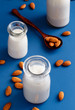 Vegan almond milk, non dairy alternative milk